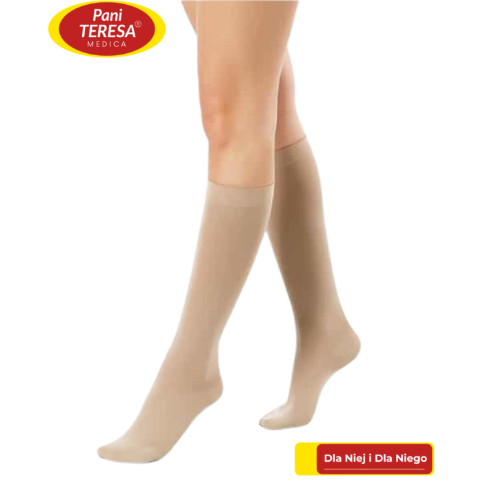 Pani Teresa PREMIUM Podkolanówki II stopień ucisku