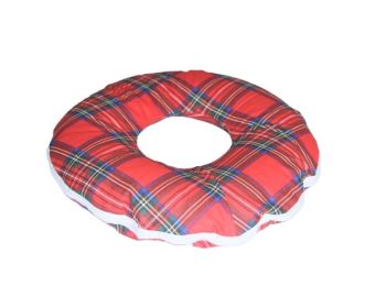 ARPEX Poduszka okrągła z otworem z wypełnieniem z łuski gryczanej PDS-9A