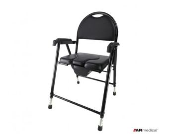 ARMEDICAL Krzesło toaletowe tapicerowane składane AR-102