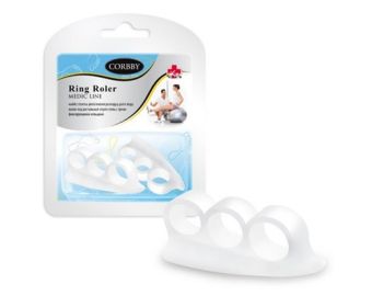 CORBBY Ring Roler z TRZEMA pierścieniami na palce