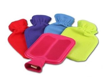 HALCAMP Termofor gumowy W POKROWCU 2l