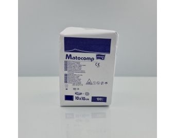 TZMO Matocomp kompres z gazy niejałowej 13 nitkowe 8 wartstwowe 10x10cm