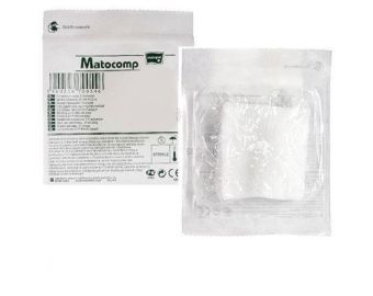 TZMO Matocomp kompres z gazy jałowej 17 nitkowe 8 wartstwowe 10x10cm