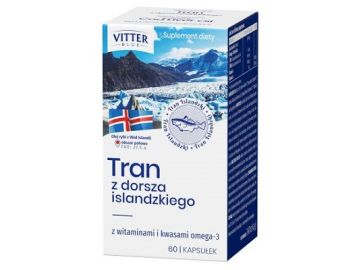 VITTER Tran z dorsza islandzkiego 60 kapsułek